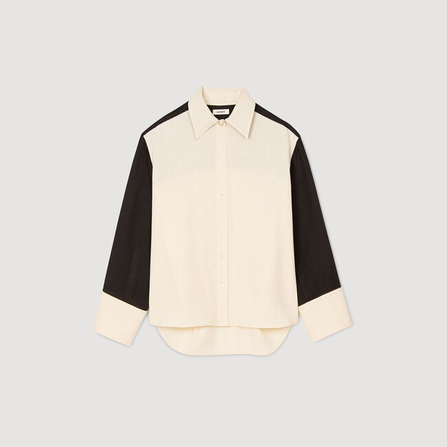 Camisa bicolor