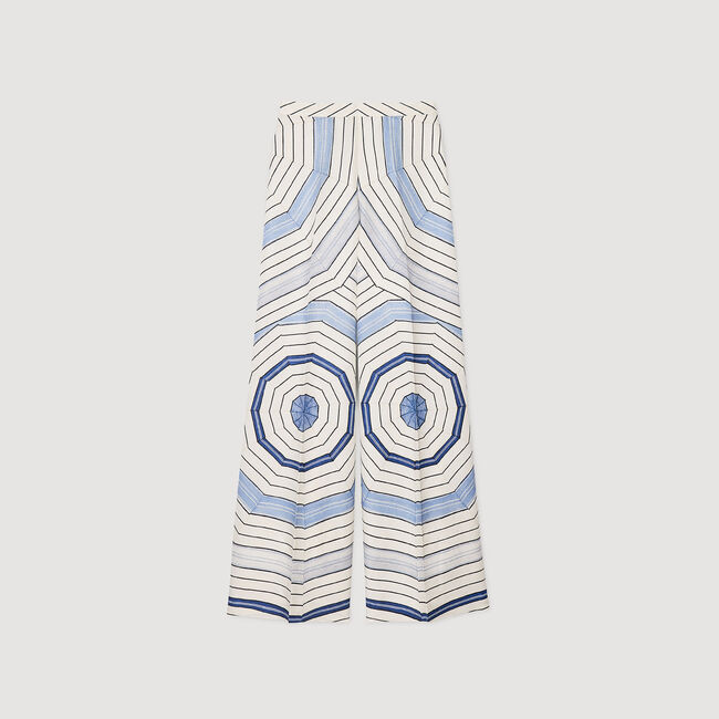 Pantalón ancho con espirales