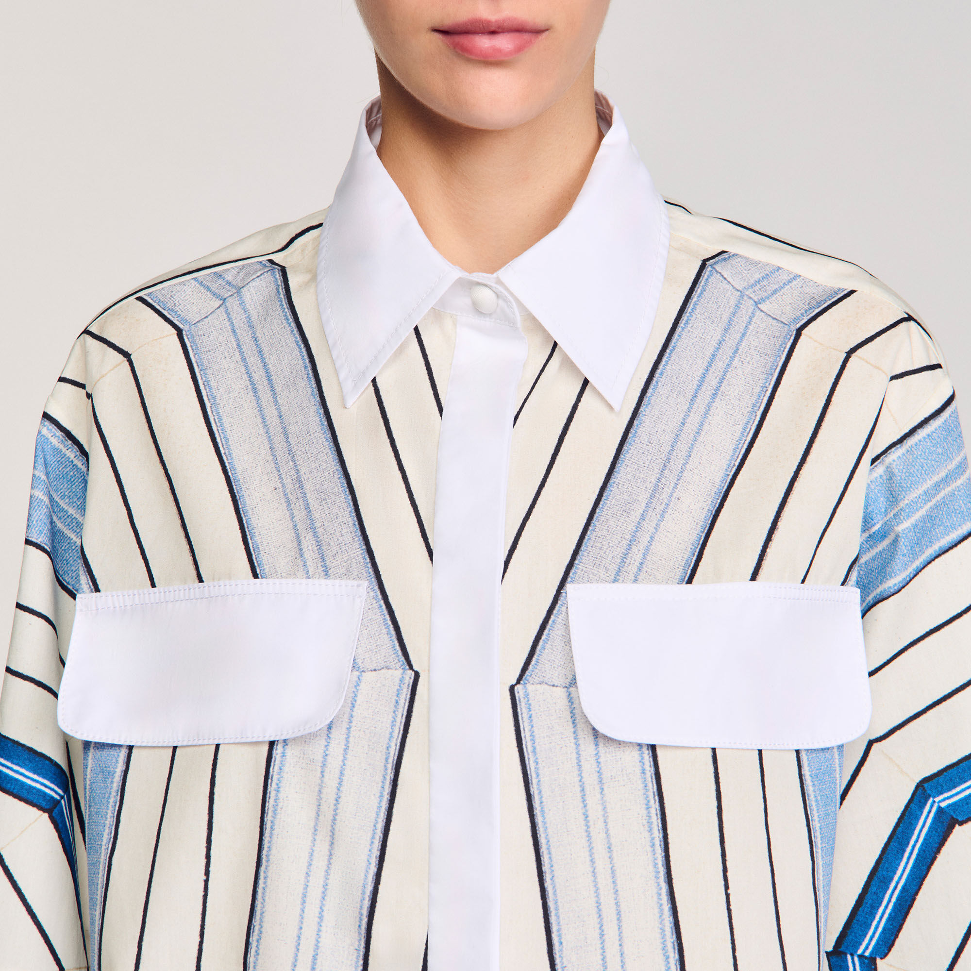 Camisa con espirales