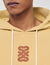 Sudadera con parche de cuero