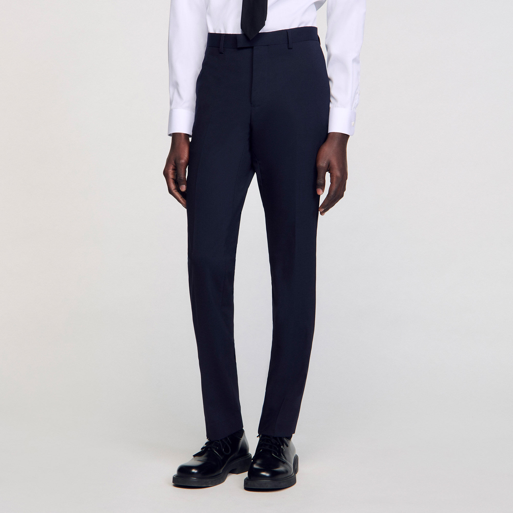 Pantalón de traje clásico de lana