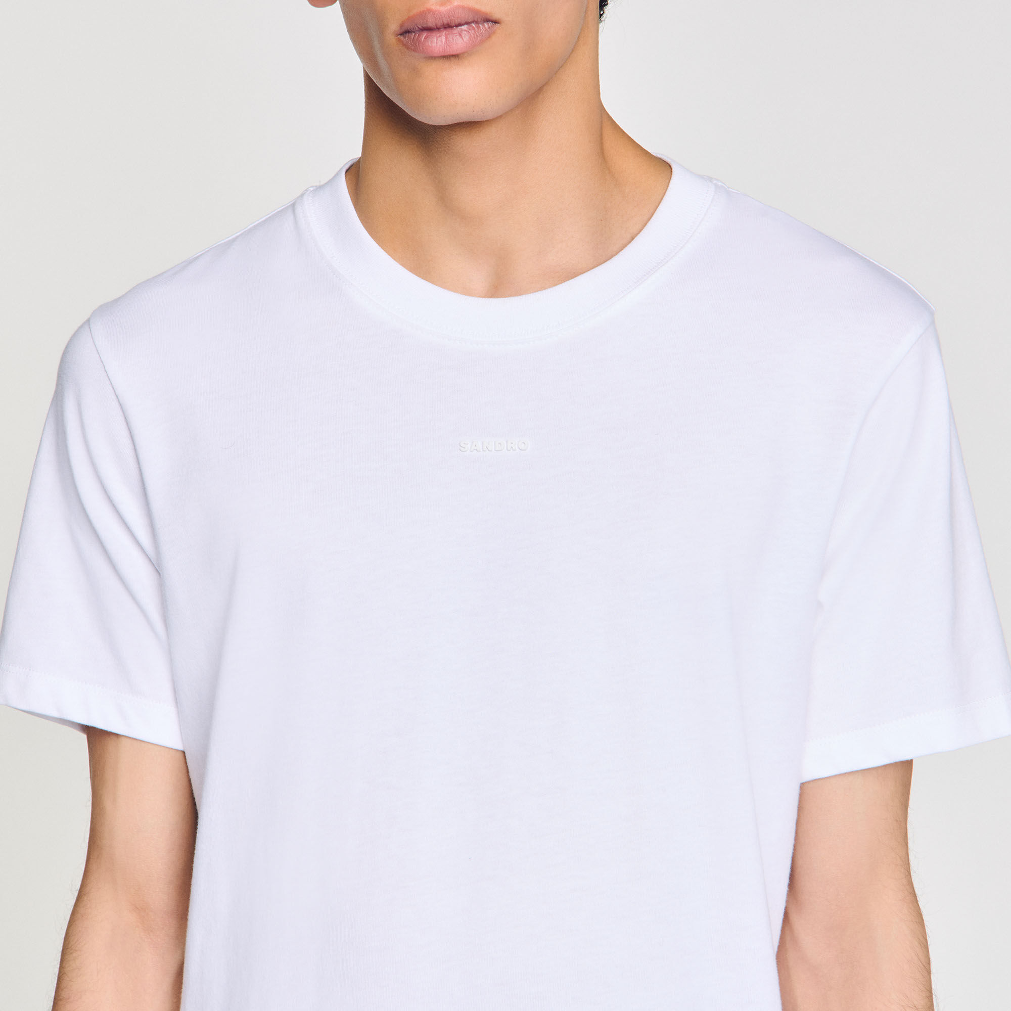 Camiseta de algodón con logotipo