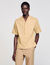 Camisa de algodón y lino