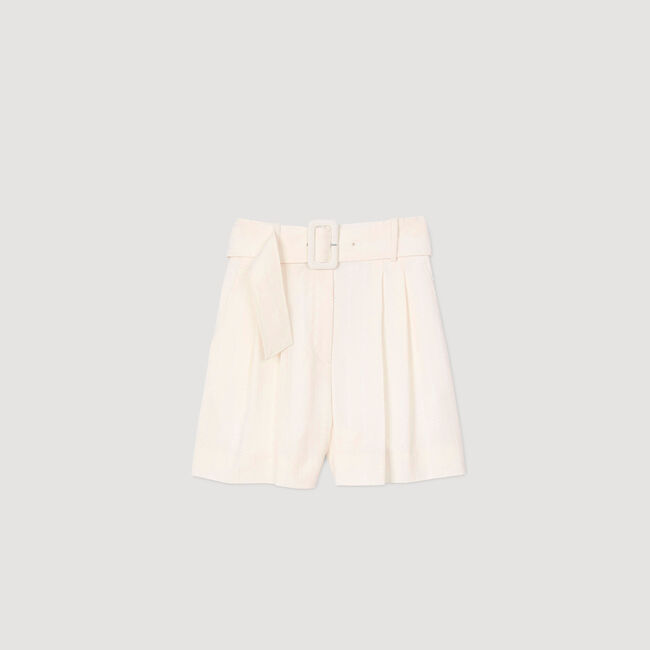 Short talle alto con lentejuelas