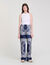 Pantalón fluido estampado bandana