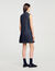 Vestido corto de denim