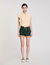 Top Cuello camisero con encaje