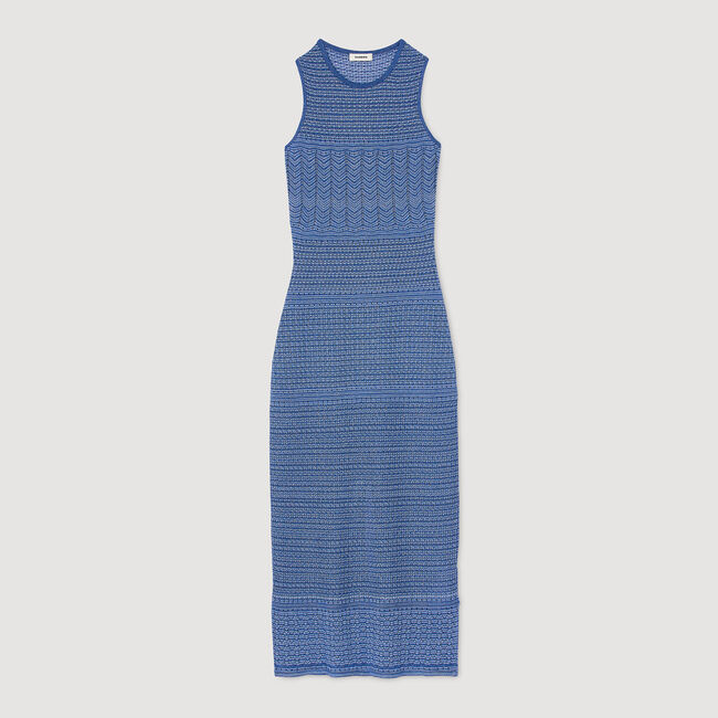 Vestido midi de punto
