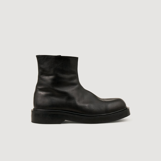 Botines en cuero