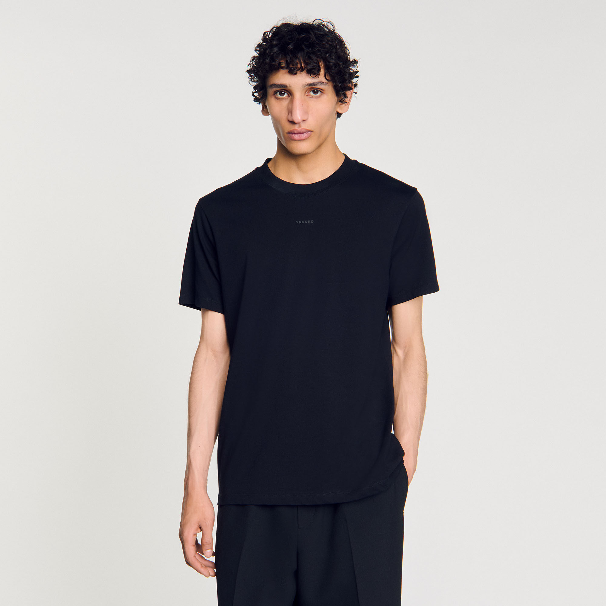 Camiseta de algodón con logotipo