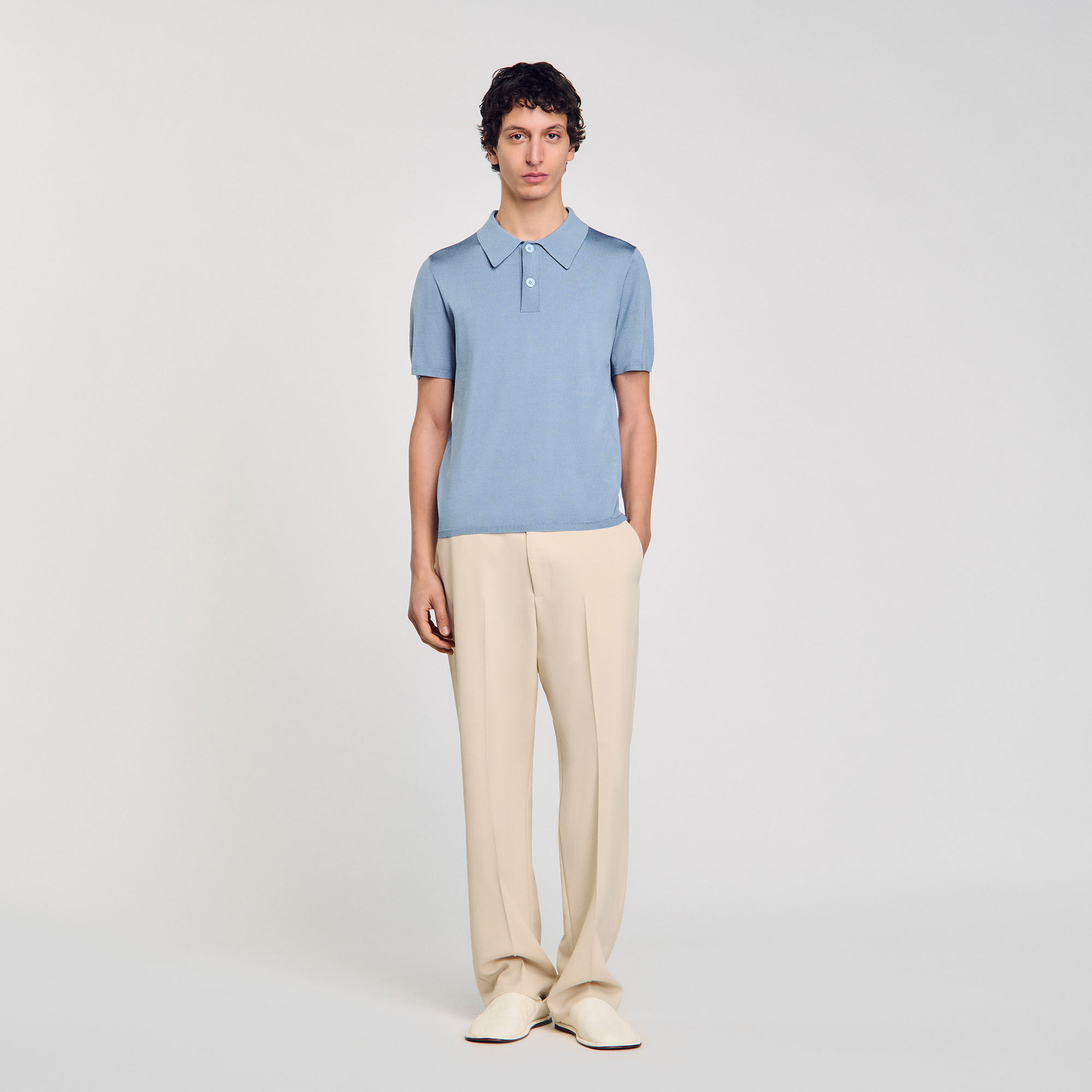 Polo de manga corta de punto