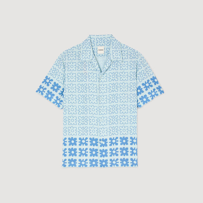 Camisa con estampado floral