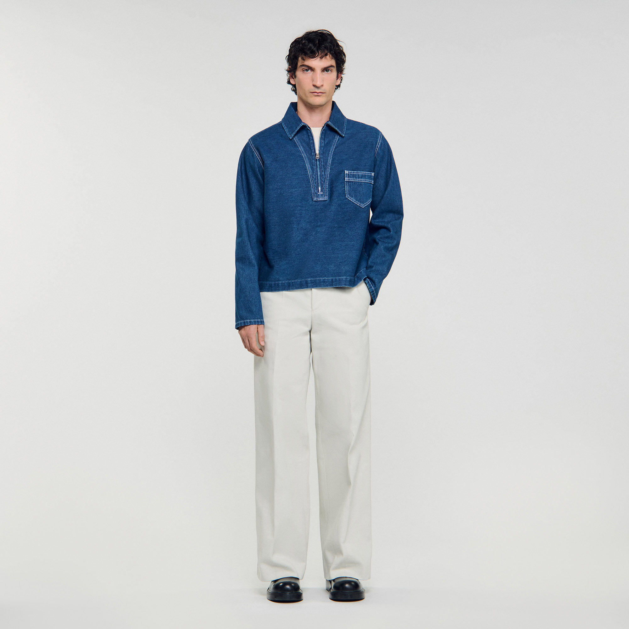 Túnica de denim