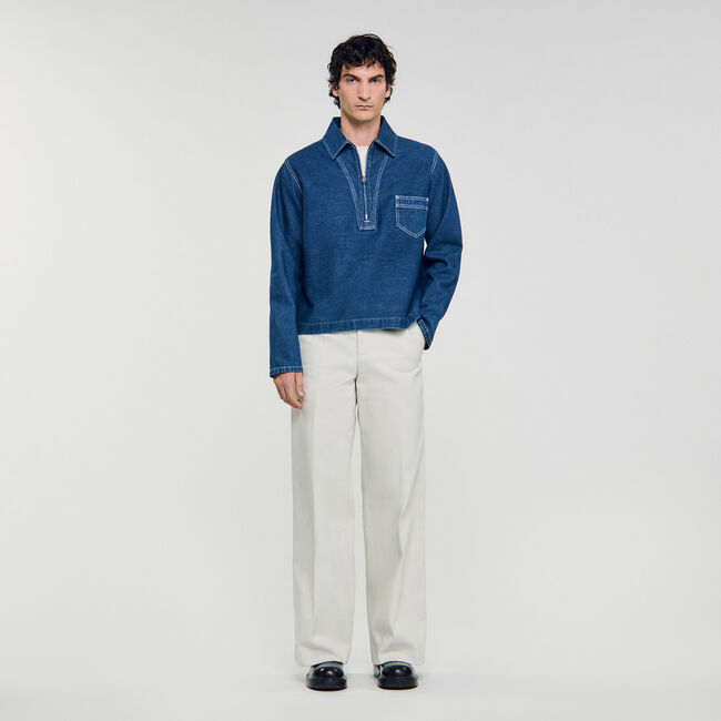 Túnica de denim