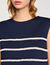Camiseta sin mangas a rayas