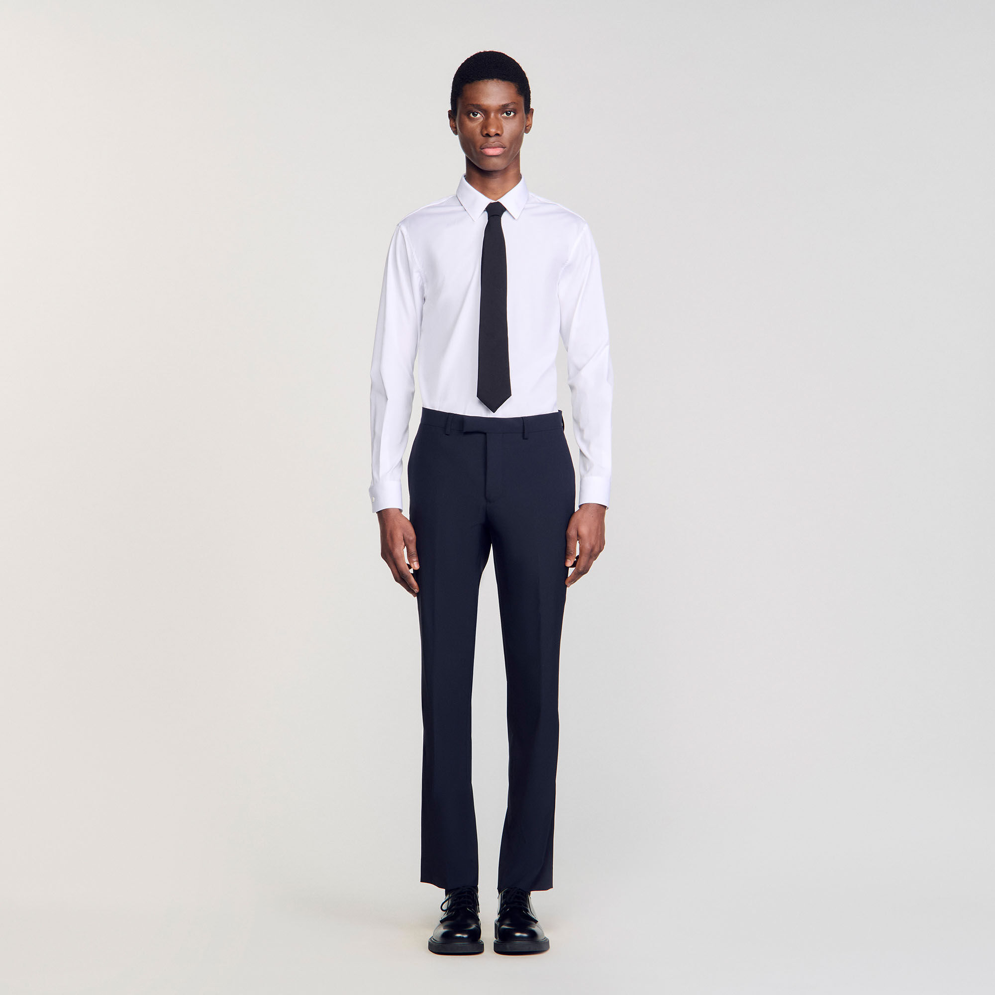 Pantalón de traje en lana