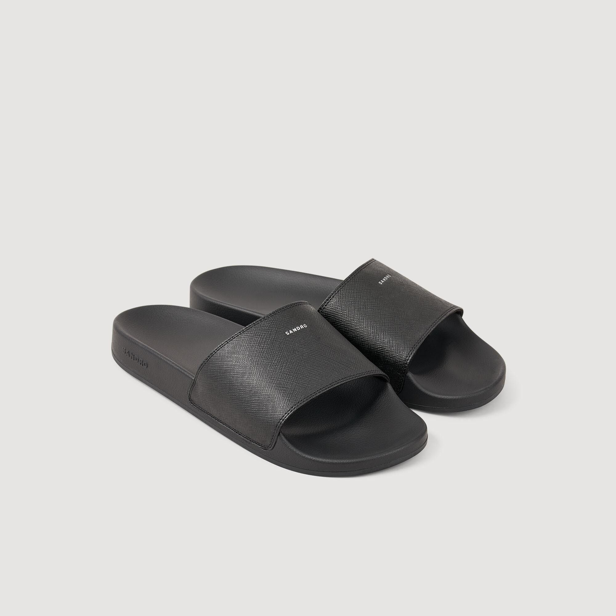 Sandalias de cuero regenerado