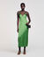 Vestido fluido satinado