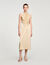 Vestido midi con strass