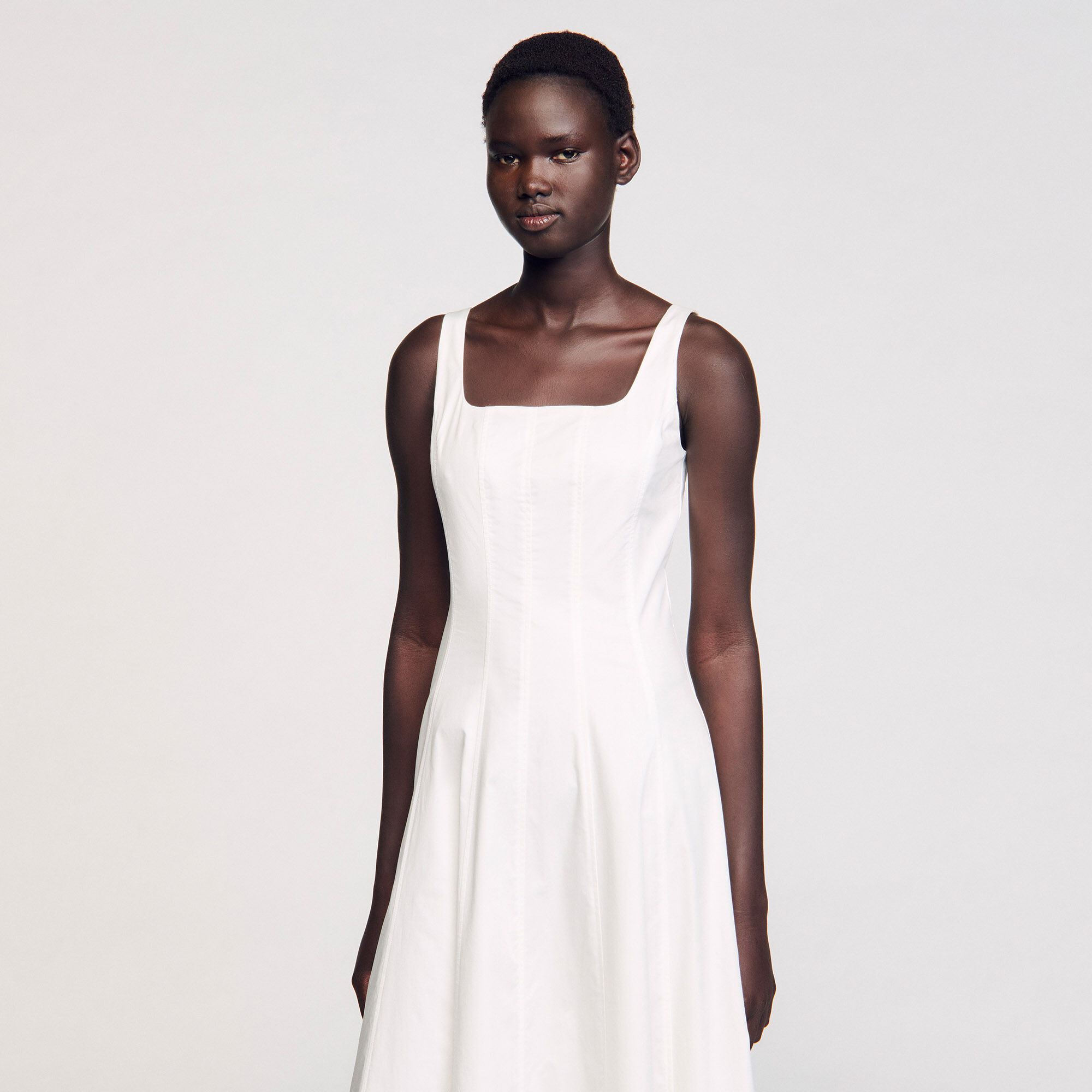 Vestido largo evasé