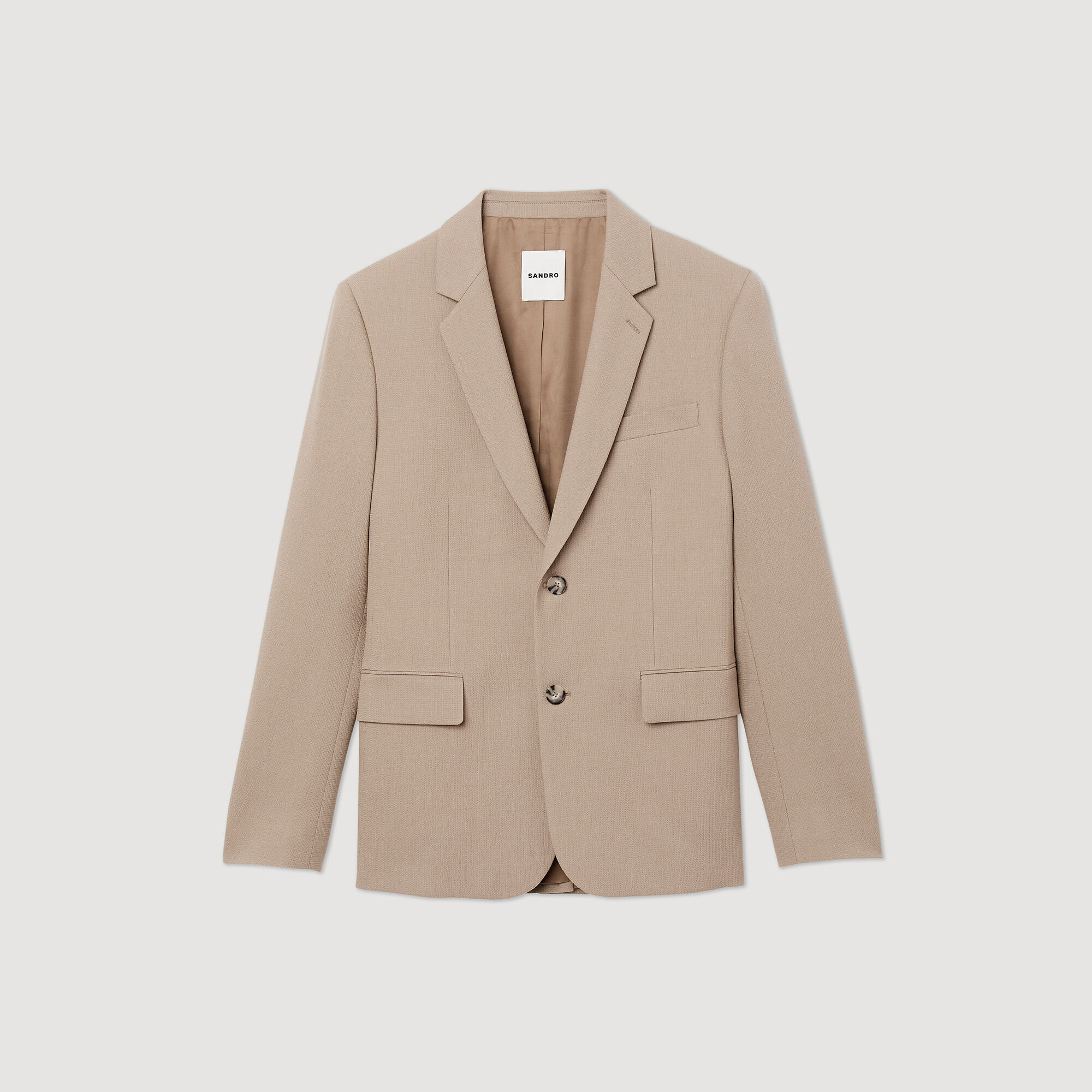Chaqueta de traje de lana