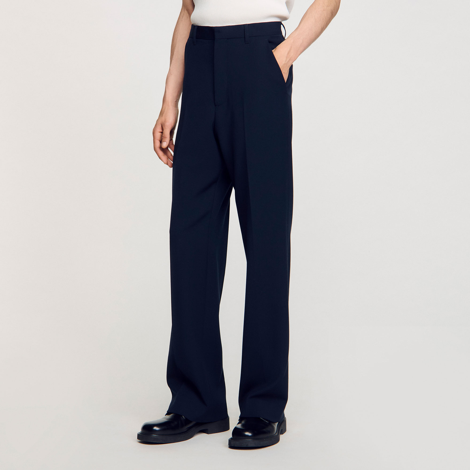 Pantalón de traje de lana