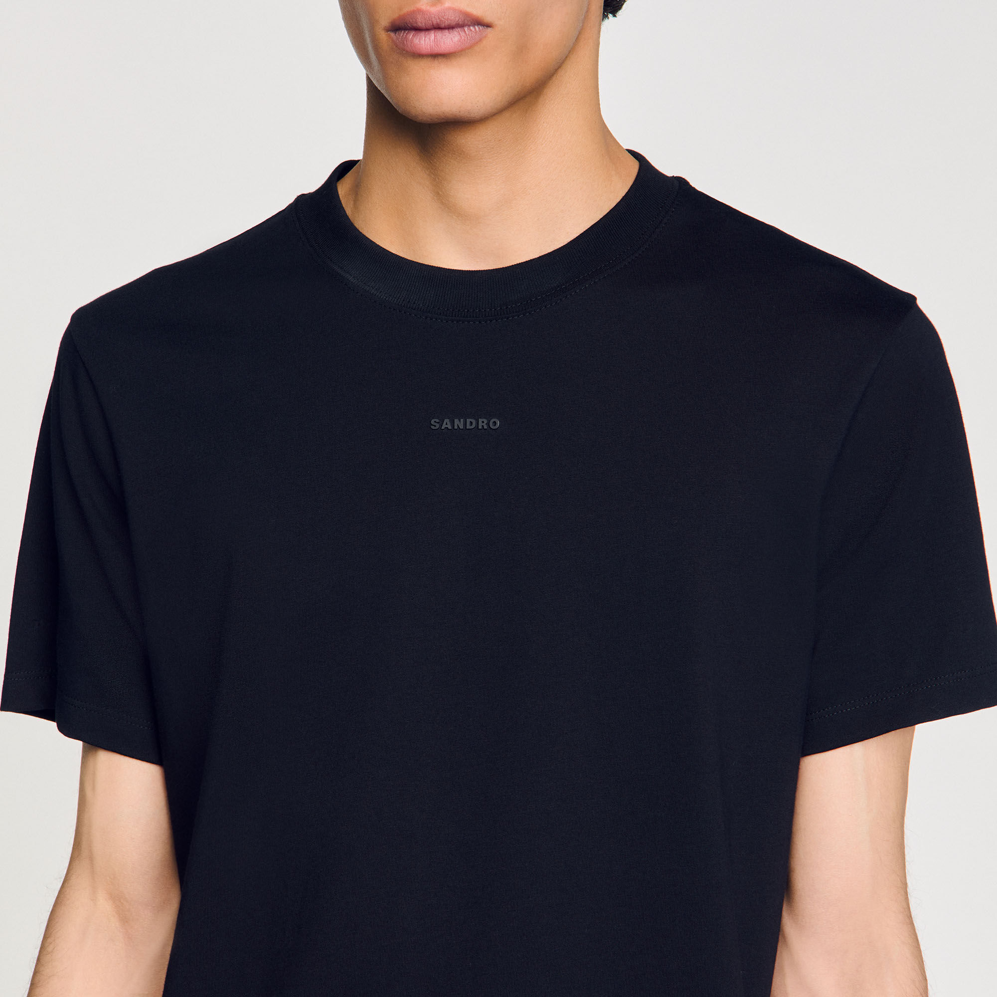 Camiseta de algodón con logotipo