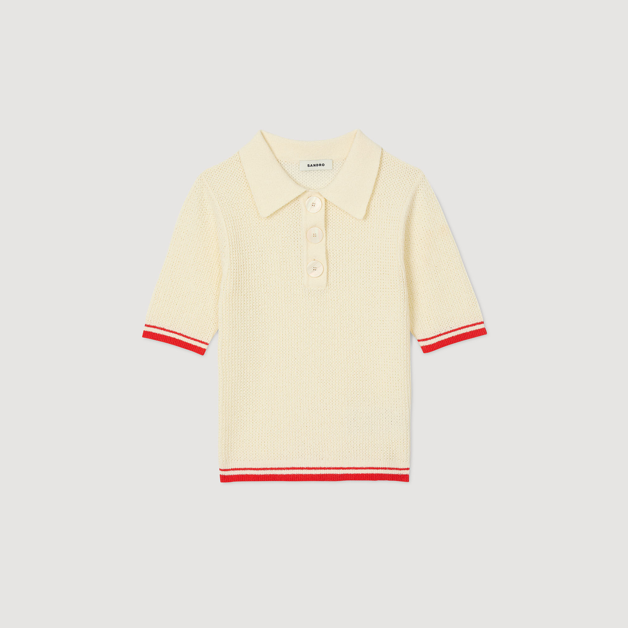 Jersey con cuello de polo