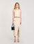 Top corto de punto con collar
