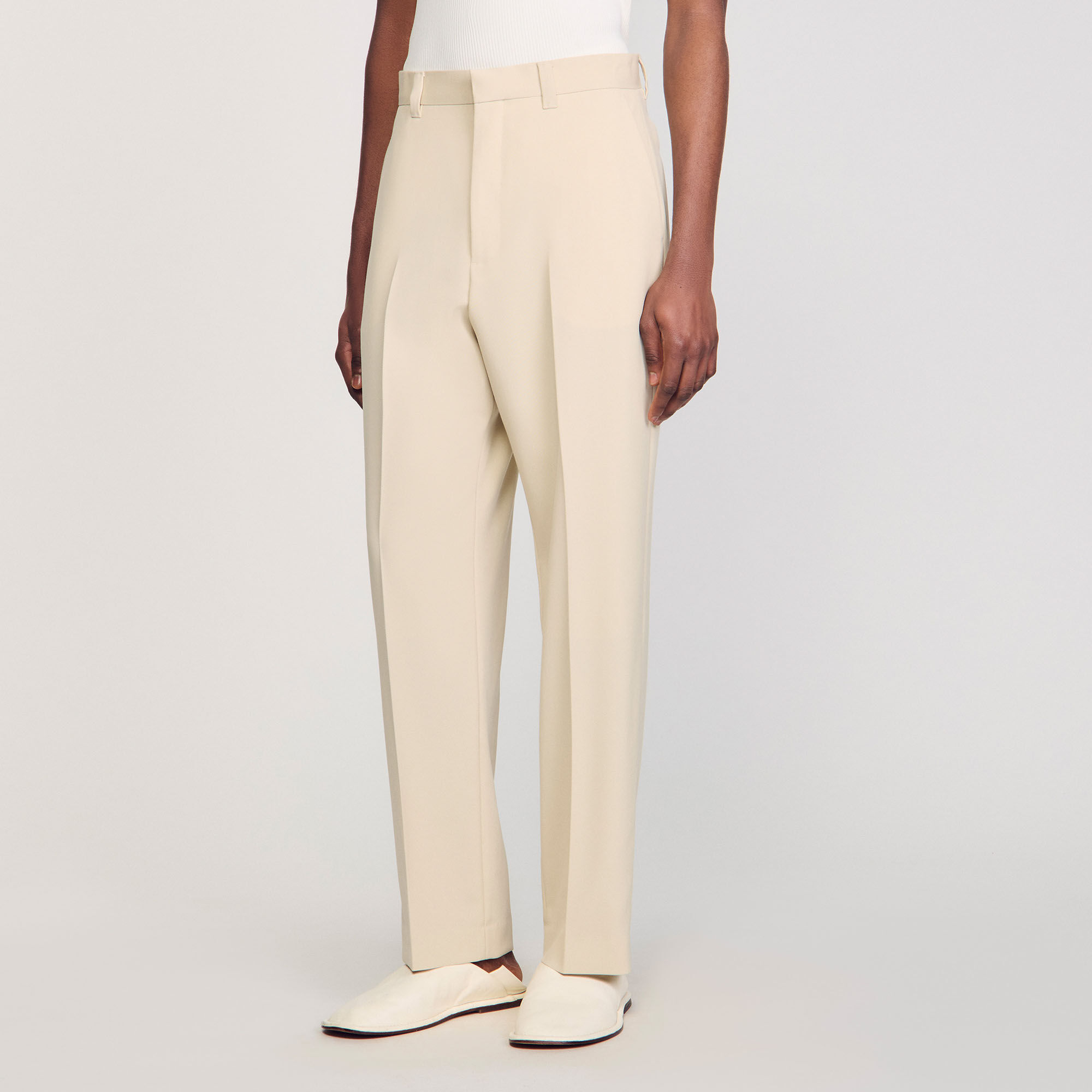 Pantalón de traje de lana
