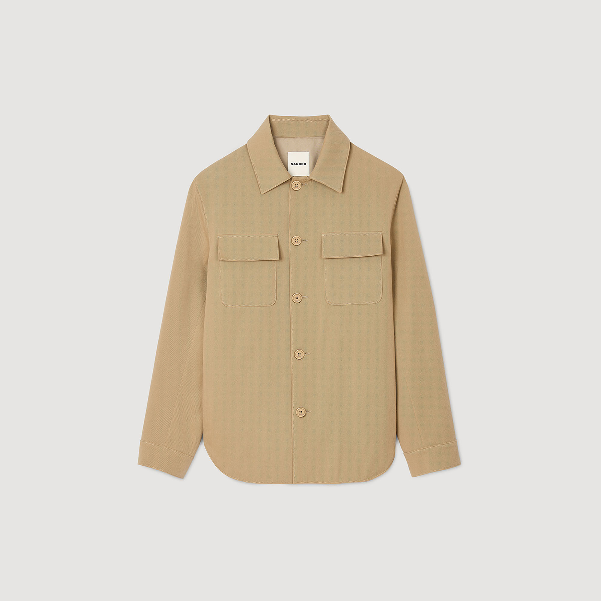 Sobrecamisa con bolsillos