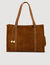 Bolso tote de ante