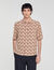 Camisa fluida con estampado de cuerda