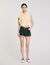 Top Cuello camisero con encaje
