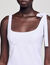 Vestido corto bimaterial