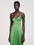 Vestido fluido satinado