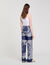 Pantalón fluido estampado bandana