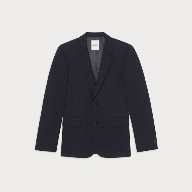 Chaqueta de traje de lana