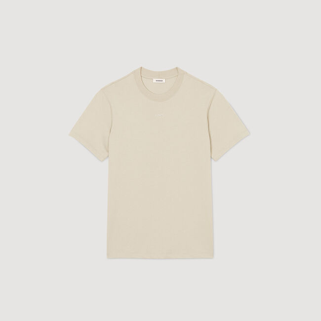 Camiseta de algodón con logotipo