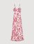 Vestido largo con estampado floral