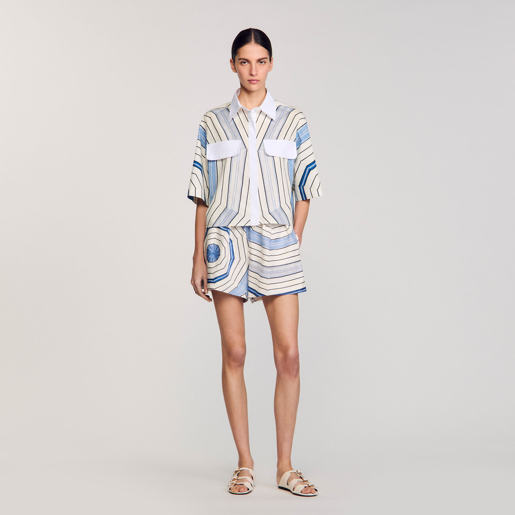Camisa con espirales