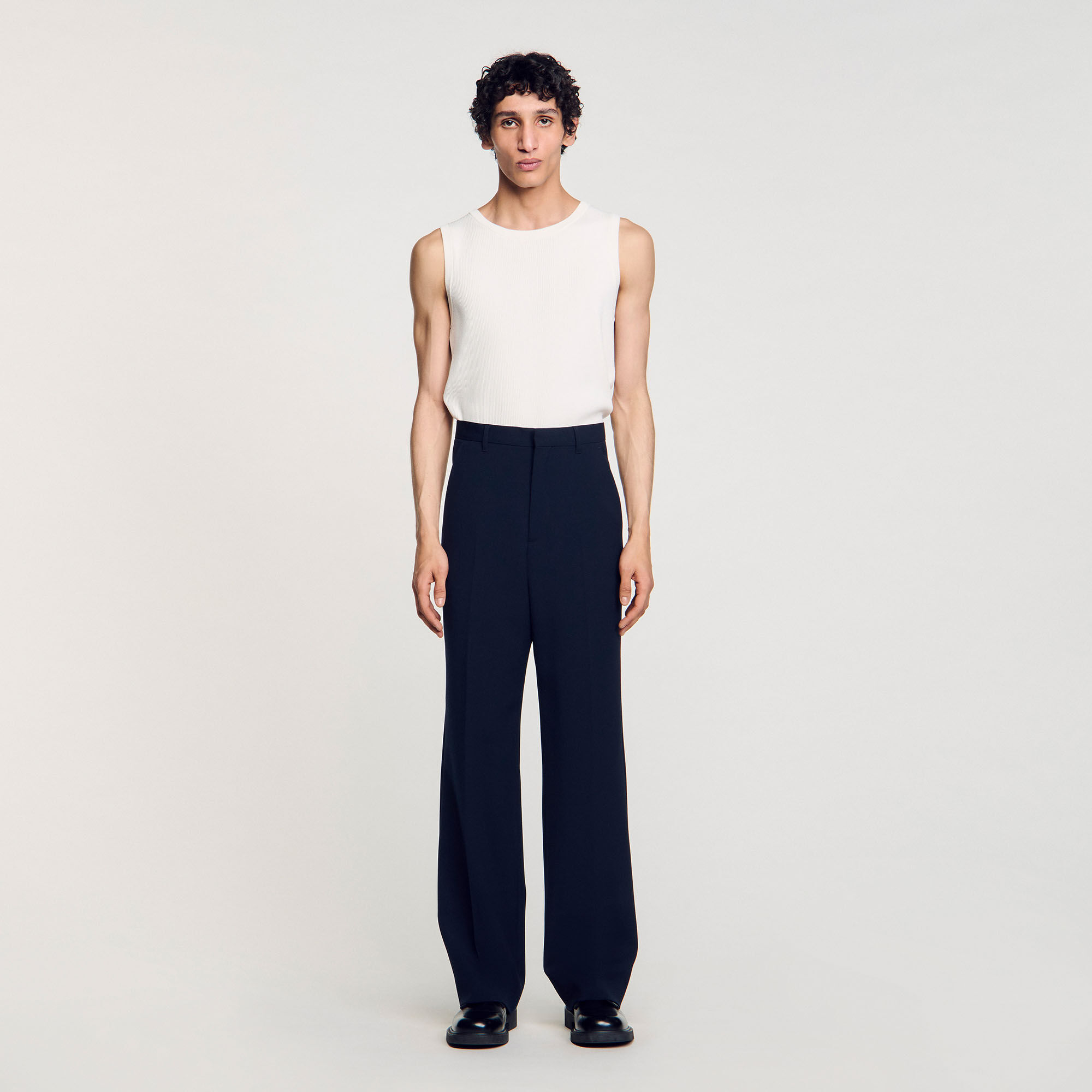Pantalón de traje de lana