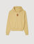 Sudadera con parche de cuero