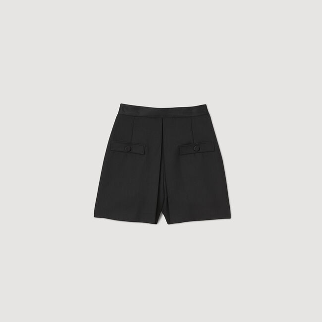 Short de talle alto con botones