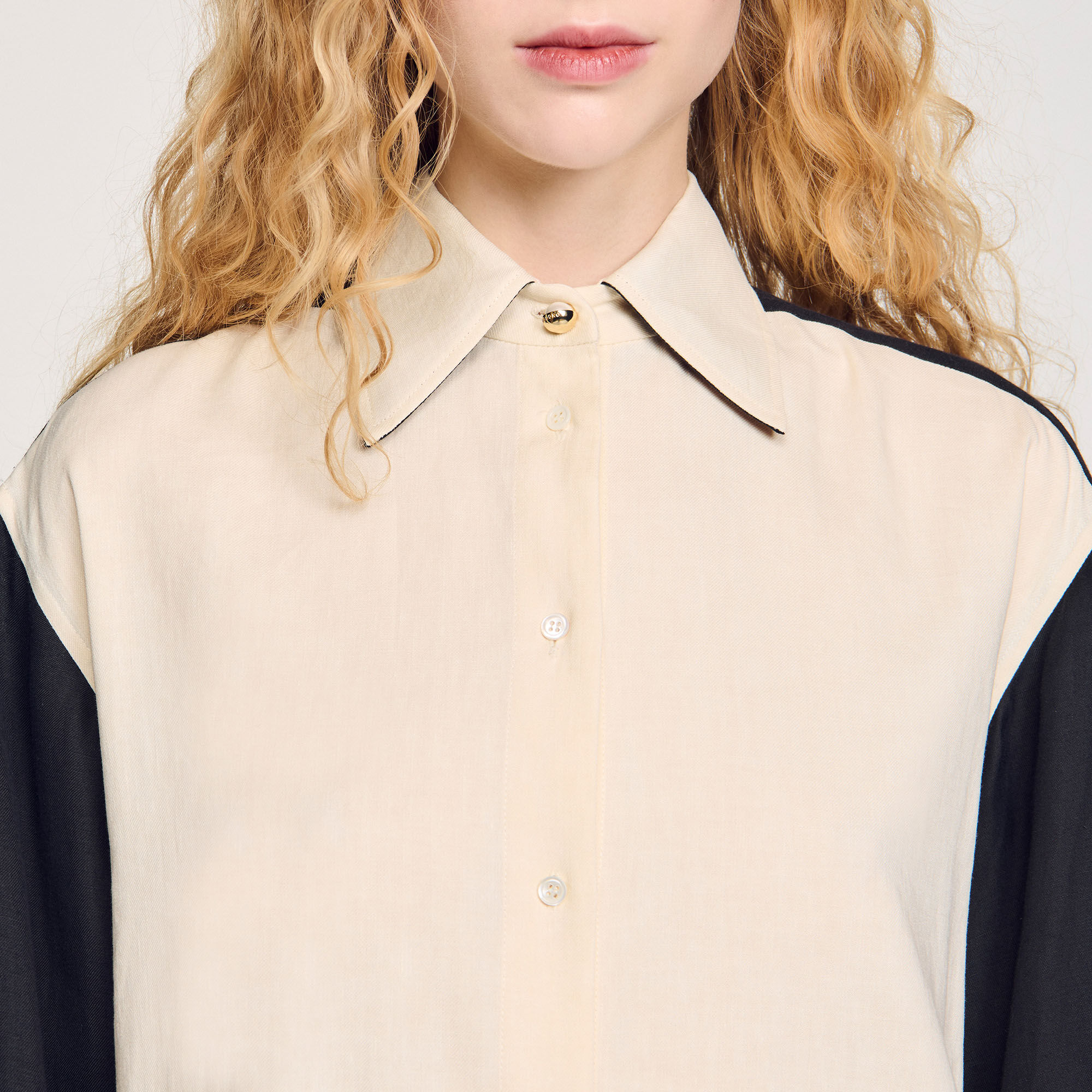 Camisa bicolor