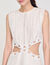 Vestido corto con recortes