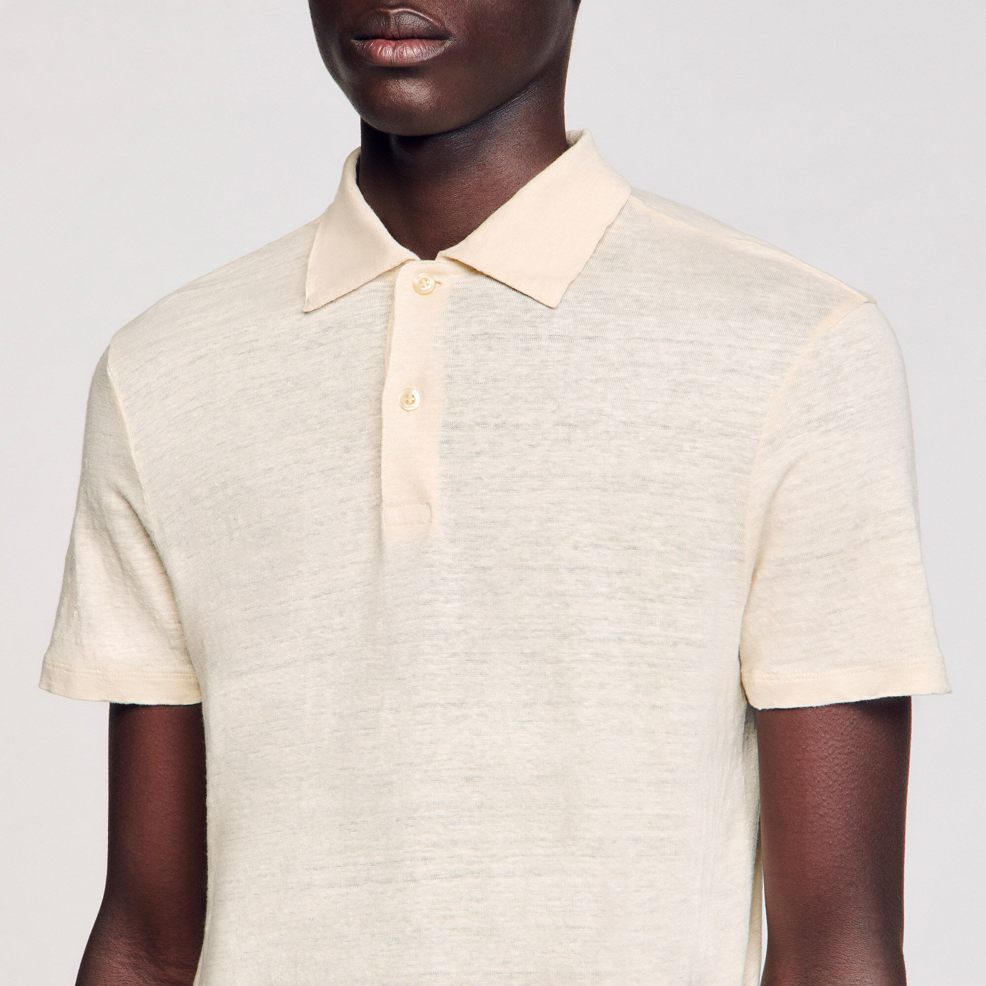 Polo de lino