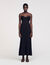 Vestido bustier de punto