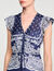Vestido corto estampado bandana
