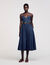Vestido midi de mezclilla